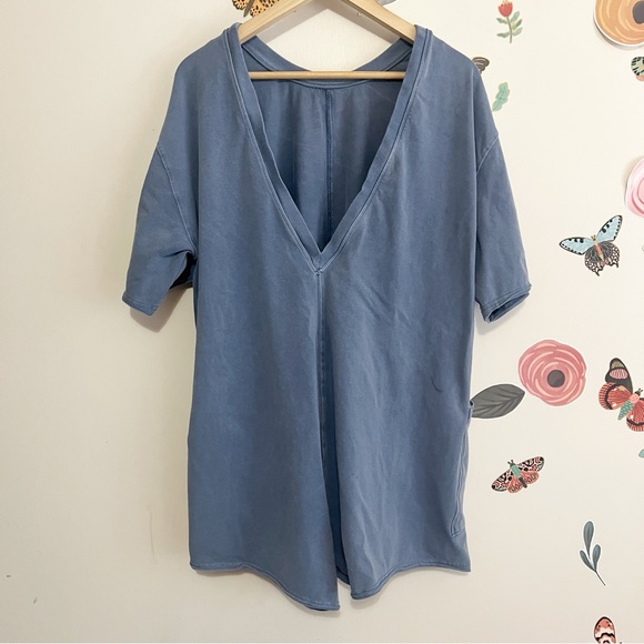 Free People V-Neck Romper M - Picture 5 of 12